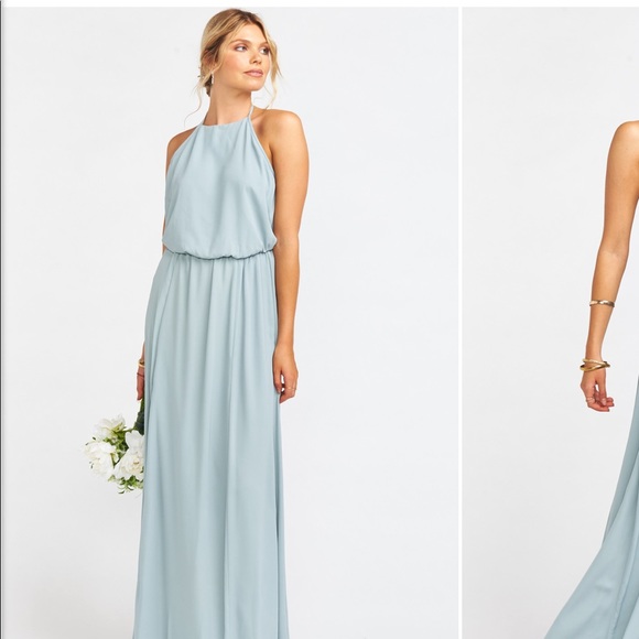 SMYM NWT Heather Halter Silver Sage Crisp - Picture 2 of 4